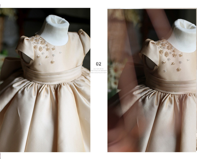 Koronkowa sukienka dla dziewczynki na 1 urodziny – sukienka księżniczki dla dzieci - Wianko - 7