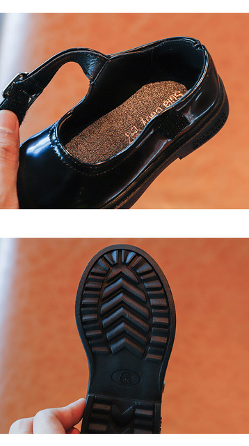 Buty dziecięce japońskiego stylu 2021 - solidne czarne jesienne buty retro z PU skóry (dla dziewcząt i chłopców) - Wianko - 13