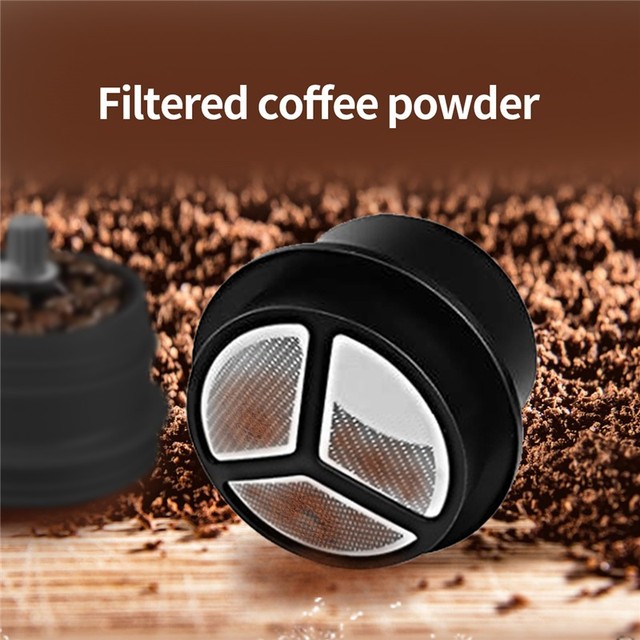 Młynek do kawy ręczny ze stali nierdzewnej - Wianko - 3