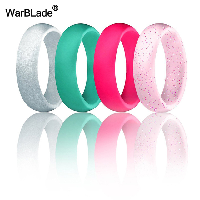 Pierścień silikonowy 4-10 rozmiar Food Grade FDA hipoalergiczny 5.7mm elastyczna guma, biżuteria ślubna, palec serdeczny Crossfit dla kobiet i mężczyzn - Wianko - 12