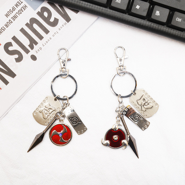 Naszyjnik dynamiczne kolczyki Naruto Hongyun- biżuteria metalowa brelok, Symbol klamra łuk Archer Cosplay zabawki prezenty - Wianko - 7