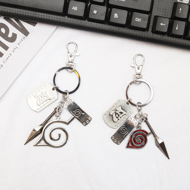 Naszyjnik dynamiczne kolczyki Naruto Hongyun- biżuteria metalowa brelok, Symbol klamra łuk Archer Cosplay zabawki prezenty - Wianko - 5
