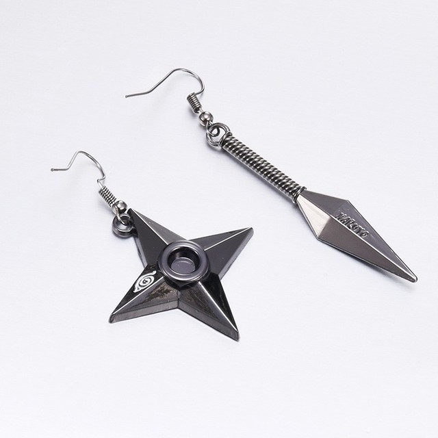 Naszyjnik dynamiczne kolczyki Naruto Hongyun- biżuteria metalowa brelok, Symbol klamra łuk Archer Cosplay zabawki prezenty - Wianko - 22