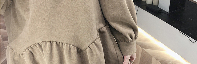Bluzka jesienno-falbaniasta dla ciężarnych, Casual, w stylu patchworkowym - Wianko - 39