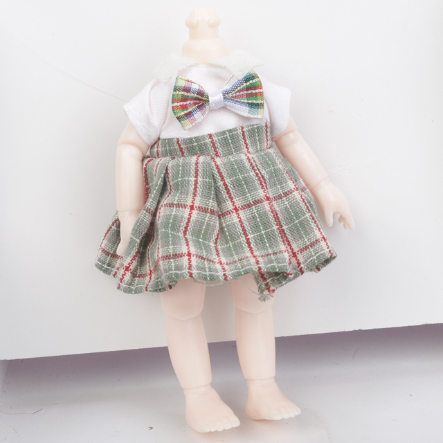 16cm ubranka dla lalek BJD z uroczym wzorem kreskówkowym – modne dla dzieci garnitur z spódnicą, najlepsze prezenty DIY dla dzieci i dziewcząt - Wianko - 28