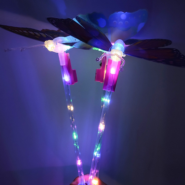 Świecąca, podświetlana migającym światłem różdżka wróżki dla dzieci, 5 sztuk - prezent na imprezę, Boże Narodzenie, Halloween - Wianko - 6