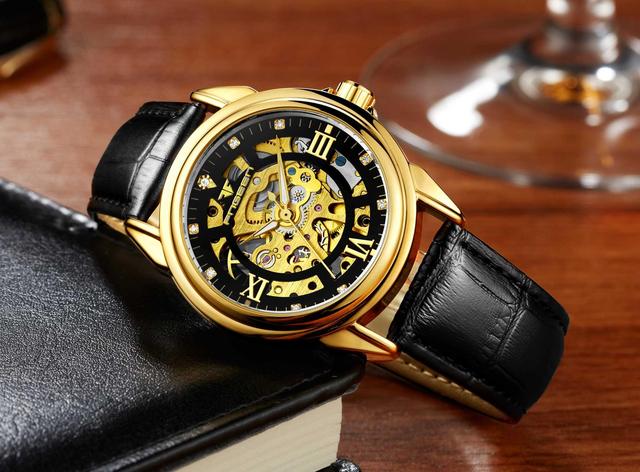 Męski zegarek mechaniczny FNGEEN 0014 luksusowy biznes hollow relogio, wodoodporny - Wianko - 11