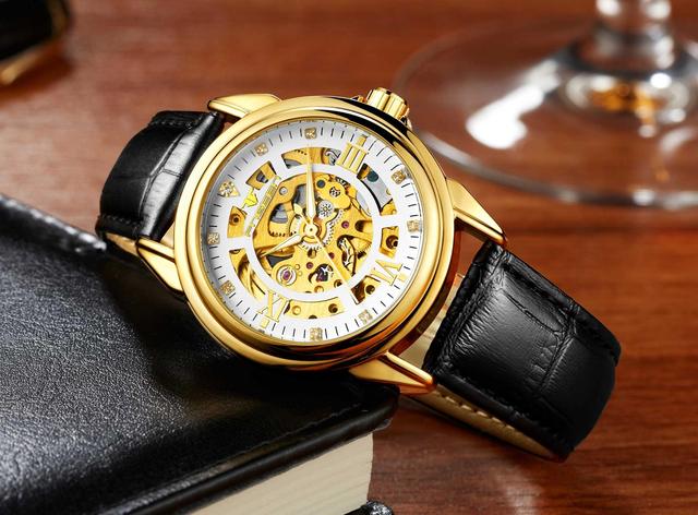 Męski zegarek mechaniczny FNGEEN 0014 luksusowy biznes hollow relogio, wodoodporny - Wianko - 6