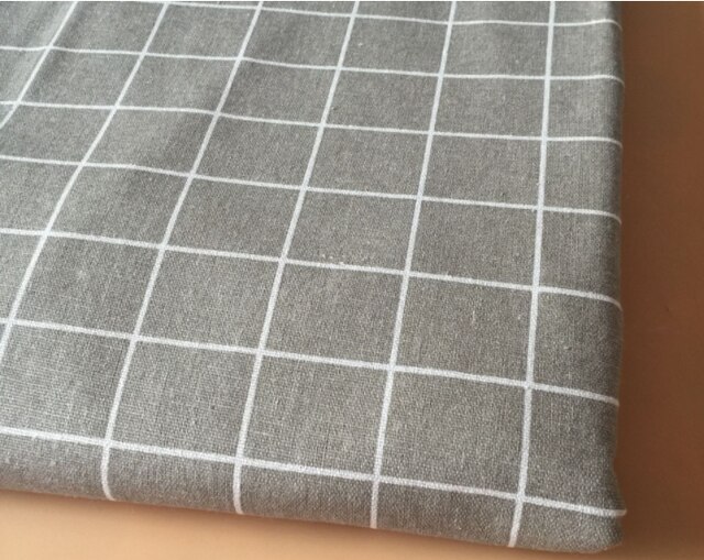 Nowa bawełniano-lniana tkanina pikowana do odzieży, sofy, torby, zasłon, obrusów i poduszek - DIY tkanina craft do szycia - Wianko - 29