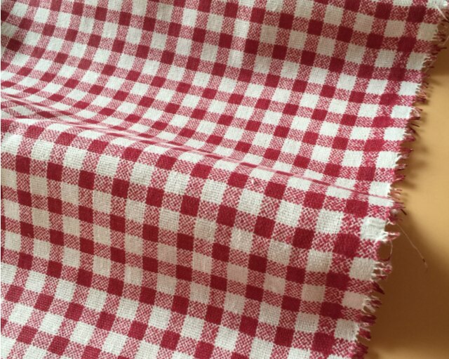 Nowa bawełniano-lniana tkanina pikowana do odzieży, sofy, torby, zasłon, obrusów i poduszek - DIY tkanina craft do szycia - Wianko - 51