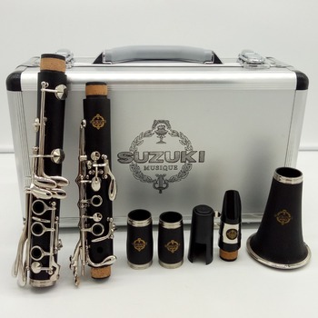 Dobrej jakości klarnet profesjonalny Bb z bakelitu, 17 klawiszy, ustnik i stroik w zestawie - Wianko - 7