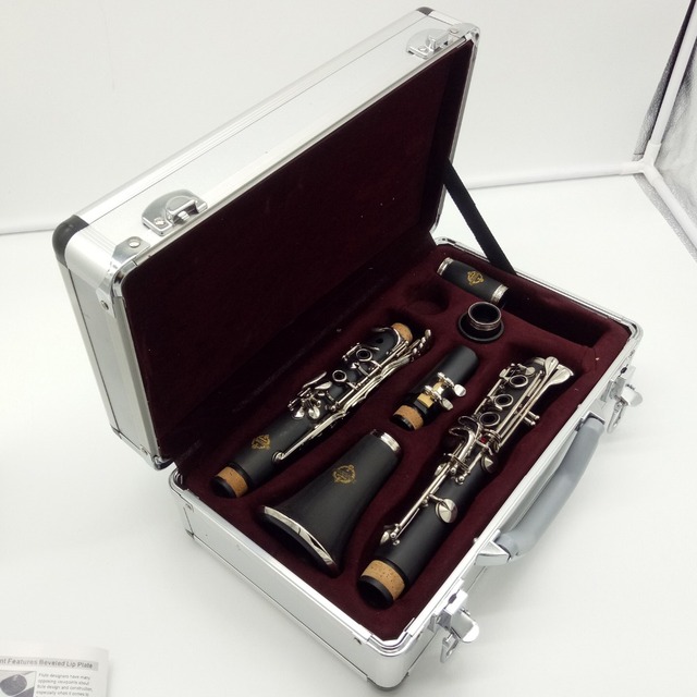 Dobrej jakości klarnet profesjonalny Bb z bakelitu, 17 klawiszy, ustnik i stroik w zestawie - Wianko - 3