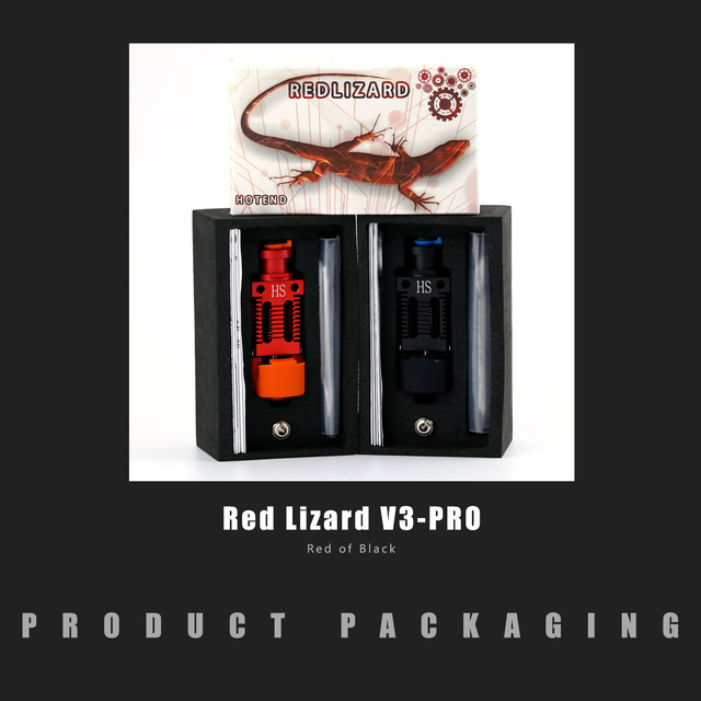 Hotend Haldis 3D Red Lizard V3 Pro V6 - bi-metalowa przerwa cieplna, miedziany platerowany, do CR-10 CR10S Ender-3 V2 Ender-3 - Wianko - 12
