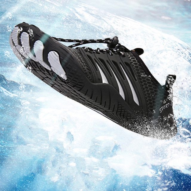 Męskie buty wędkarskie do wody Aqua Upstream, przeciwpoślizgowe, boso, szybkoschnące - Wianko - 71