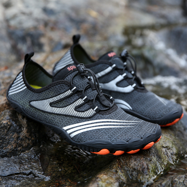 Męskie buty wędkarskie do wody Aqua Upstream, przeciwpoślizgowe, boso, szybkoschnące - Wianko - 69