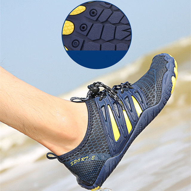 Męskie buty wędkarskie do wody Aqua Upstream, przeciwpoślizgowe, boso, szybkoschnące - Wianko - 73