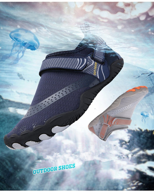 Męskie buty wędkarskie do wody Aqua Upstream, przeciwpoślizgowe, boso, szybkoschnące - Wianko - 49