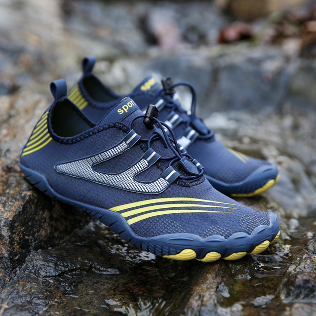 Męskie buty wędkarskie do wody Aqua Upstream, przeciwpoślizgowe, boso, szybkoschnące - Wianko - 66