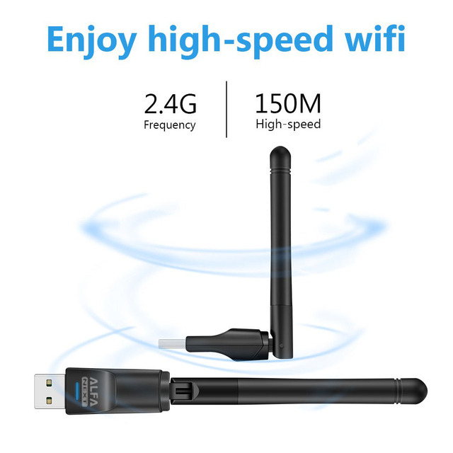 Karta sieciowa USB 2.0 - 150 mb/s, antena, dostęp do internetu - laptop - Wianko - 6