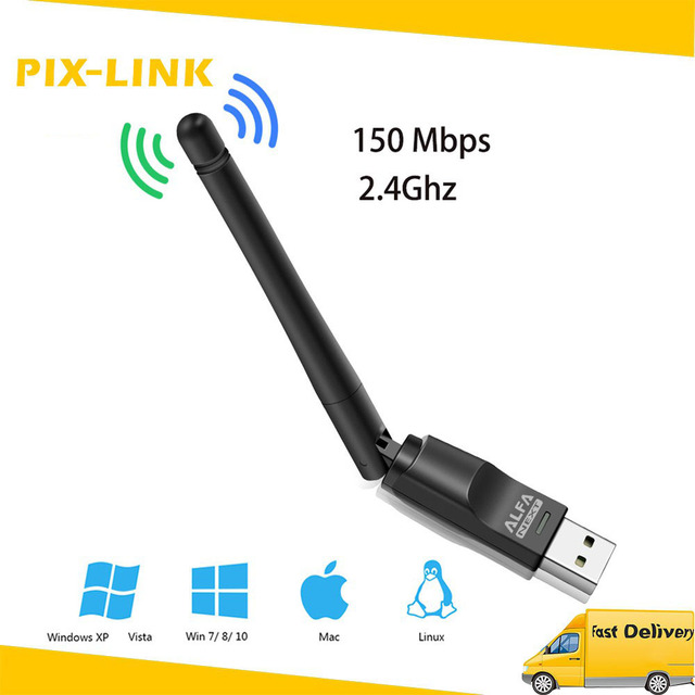 Karta sieciowa USB 2.0 - 150 mb/s, antena, dostęp do internetu - laptop - Wianko - 4