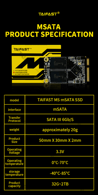 Komputer stacjonarny Taifast z dyskiem twardym Msata Ssd: 120GB, 240GB, 500GB, 1TB - Wianko - 5