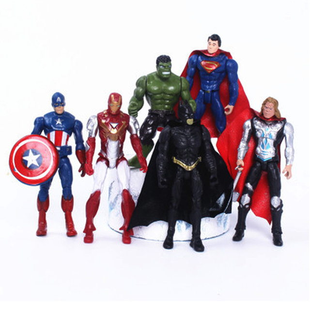 Figurka akcji Marvel Superhero 10cm Wojna w Nieskończoności Avengers Superman Ironman Batman Thor Spiderman - Wianko - 6