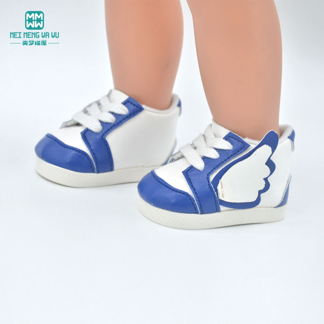 Lalka dla noworodków - 43cm, z akcesoriami i modnymi butami sportowymi - Wianko - 12
