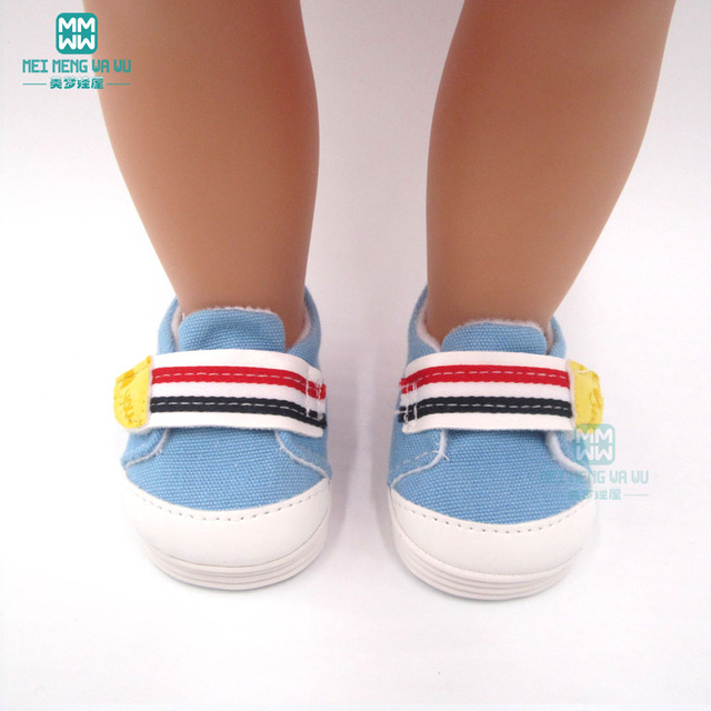 Lalka dla noworodków - 43cm, z akcesoriami i modnymi butami sportowymi - Wianko - 19