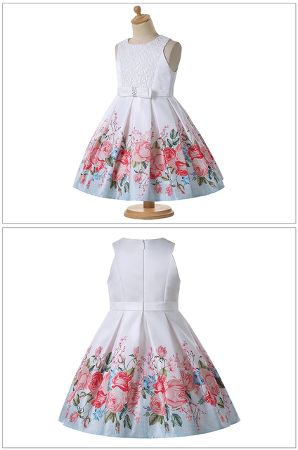 Sukienka Pettigirl Flower dla dziewczynek na zabawę - walentynkowy, dziewczęcy design - Wianko - 16