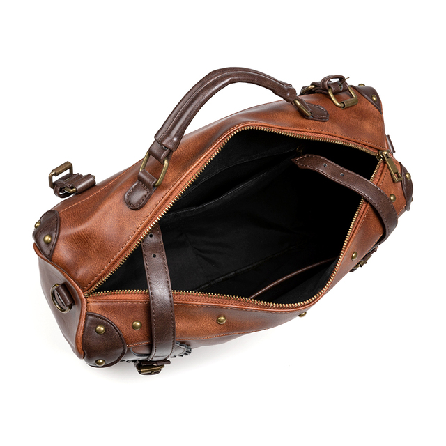 Steampunkowy plecak damski z motywem gotyckim - nowoczesny i trwały - Wianko - 3
