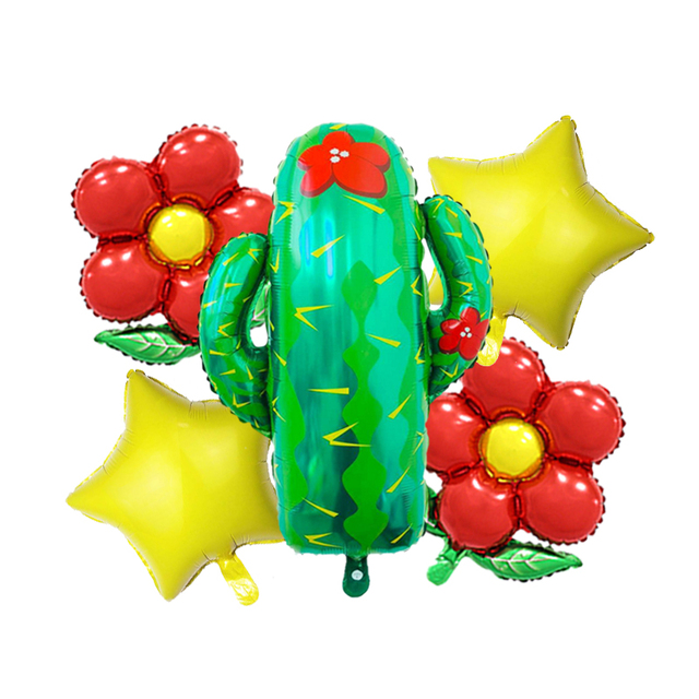 Duża roślina kaktusowa - dekoracja na urodziny, Baby Shower, imprezę przy basenie - Wianko - 5