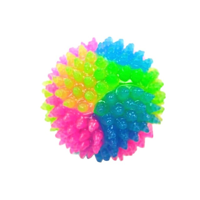 Molowa piłka świecąca Bouncy Glitter Ball Pop LED - zabawka dla psów i kotów - Wianko - 9
