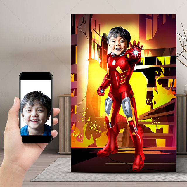HULK plakat na niestandardowym płótnie - dekoracja pokoju dziecięcego z Marvel superbohaterem - Wianko - 29