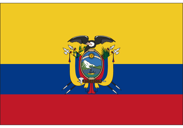 Flaga narodowa Ekwadoru 90x150cm - światowe mistrzostwa, święta narodowe, spotkania sportowe, prezent na olimpiadę - też samochodowa 30x45cm - Wianko - 3