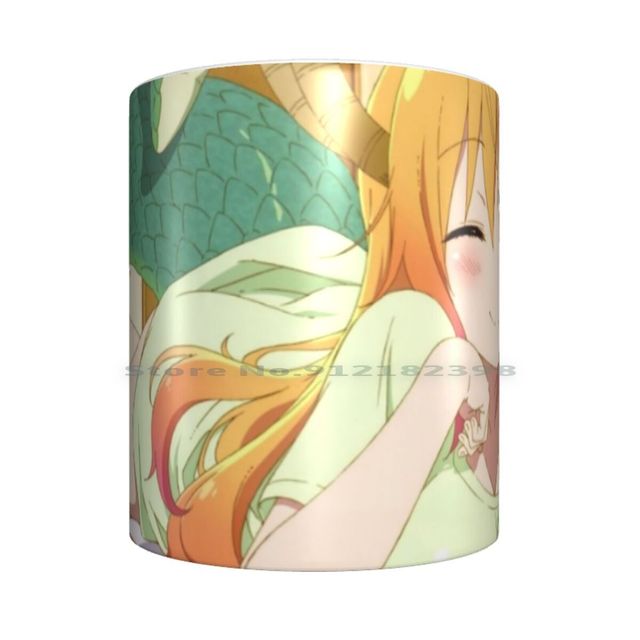 Kubek ceramiczny panny Tohru z anime Kobayashi to wieniec smoczej pokojówki - Wianko - 2