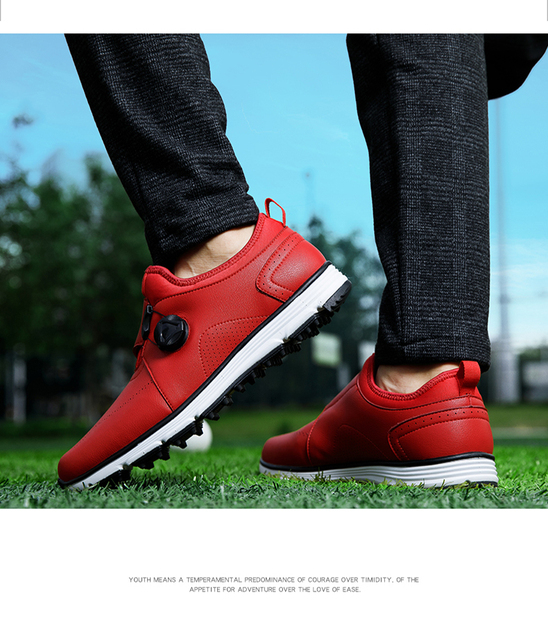 Profesjonalne buty golfowe męskie duże rozmiary 40-45, wygodne trampki antypoślizgowe - Wianko - 9
