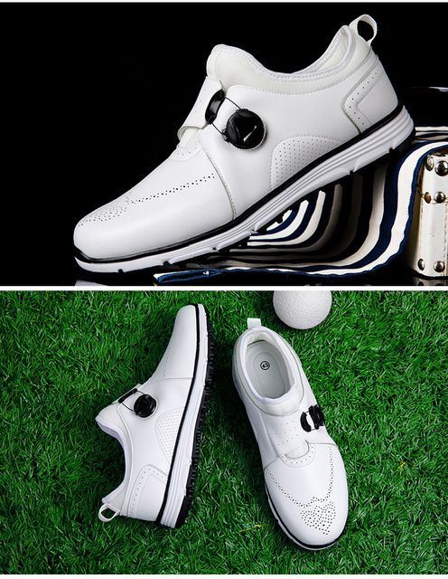 Profesjonalne buty golfowe męskie duże rozmiary 40-45, wygodne trampki antypoślizgowe - Wianko - 22