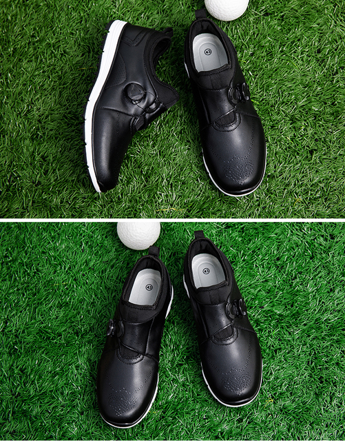 Profesjonalne buty golfowe męskie duże rozmiary 40-45, wygodne trampki antypoślizgowe - Wianko - 23