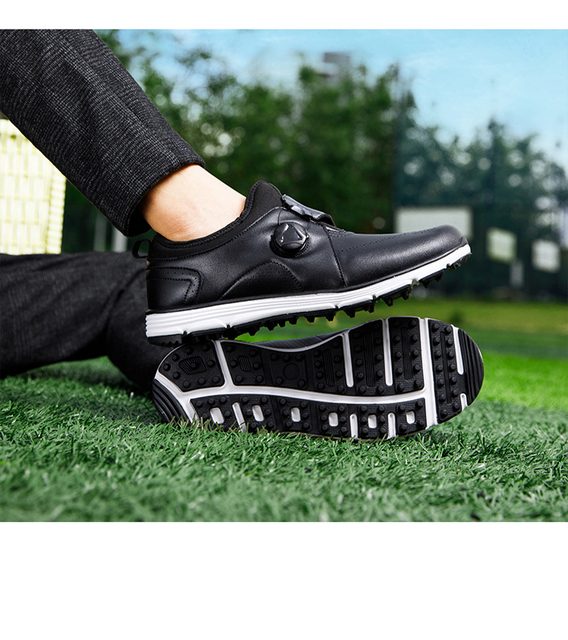 Profesjonalne buty golfowe męskie duże rozmiary 40-45, wygodne trampki antypoślizgowe - Wianko - 17