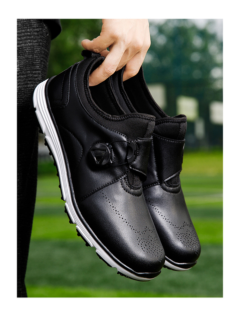 Profesjonalne buty golfowe męskie duże rozmiary 40-45, wygodne trampki antypoślizgowe - Wianko - 18