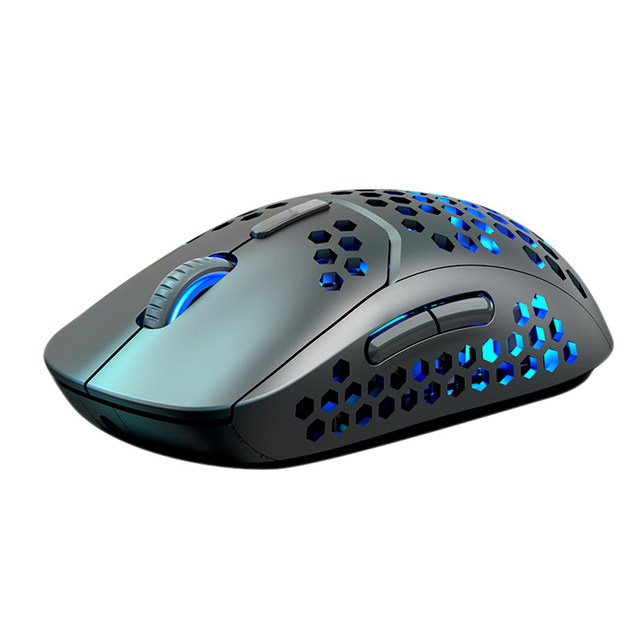 Bezprzewodowa mysz do gier 2.4G kompatybilna z Bluetooth, RGB podświetlenie diodami LED, ergonomiczny design - Wianko - 33