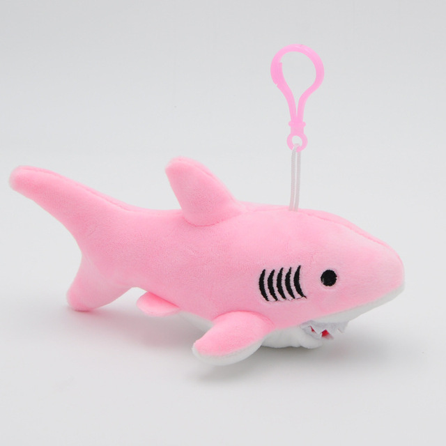 Brelok pluszowy z 3 sztukami ślicznych kluczy w kształcie rekina - idealny prezent urodzinowy dla dzieci i kobiet - Wianko - 11