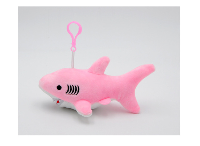 Brelok pluszowy z 3 sztukami ślicznych kluczy w kształcie rekina - idealny prezent urodzinowy dla dzieci i kobiet - Wianko - 5