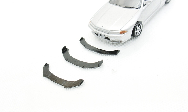 Handmade Model samochodu: Zderzak przedni i Spoiler łopata - garażowa dekoracja modyfikacji (1/64 1/43) - Wianko - 1