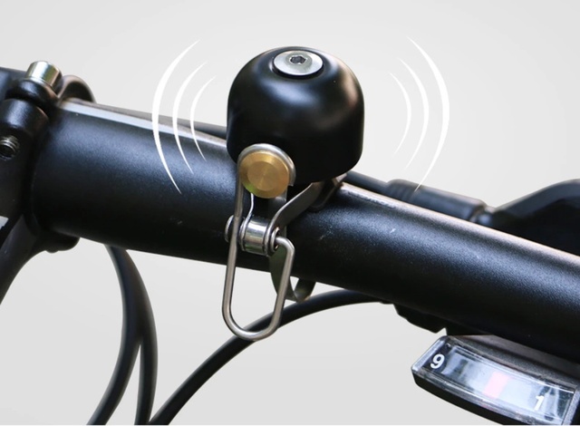 Klasyczny dzwonek rowerowy ze stali nierdzewnej z ostry głośnik, montażem na kierownicę i blokadą - Wianko - 1