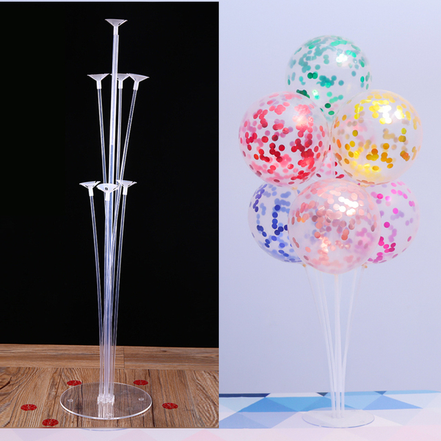 Partia 10 sztuk 12-calowych lateksowych balonów z konfetti brokatowym - dekoracje na urodziny, rocznicę ślubu, baby shower - Wianko - 8