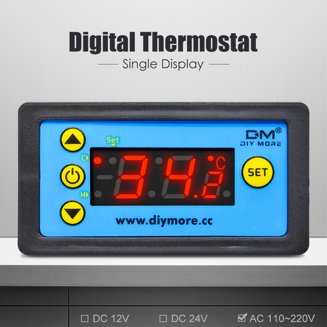 W3231 Cyfrowy termostat Regulator ciepła 12/24/220V z czujnikiem NTC - Wianko - 19