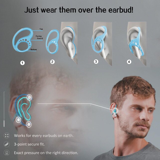 Słuchawka sportowa Bluetooth z elastycznym paskiem mocującym do fitnessu - Wianko - 23