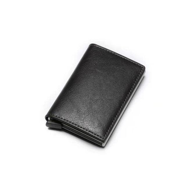 Nowy portfel Smart na karty kredytowe męski i damski, ze stopu aluminium - Wianko - 7
