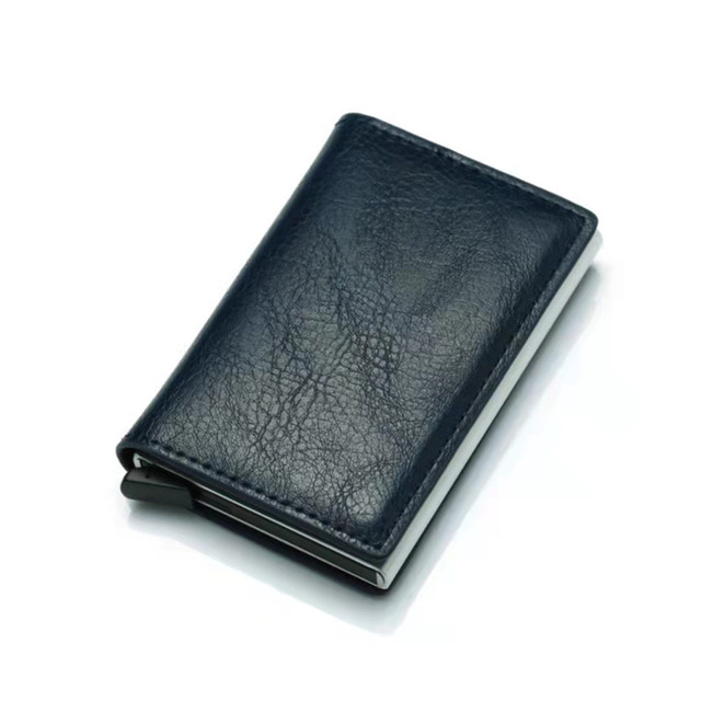 Nowy portfel Smart na karty kredytowe męski i damski, ze stopu aluminium - Wianko - 6
